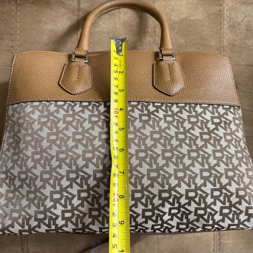 DKNY Brown and Cream Satchel - Picture 4 of 7